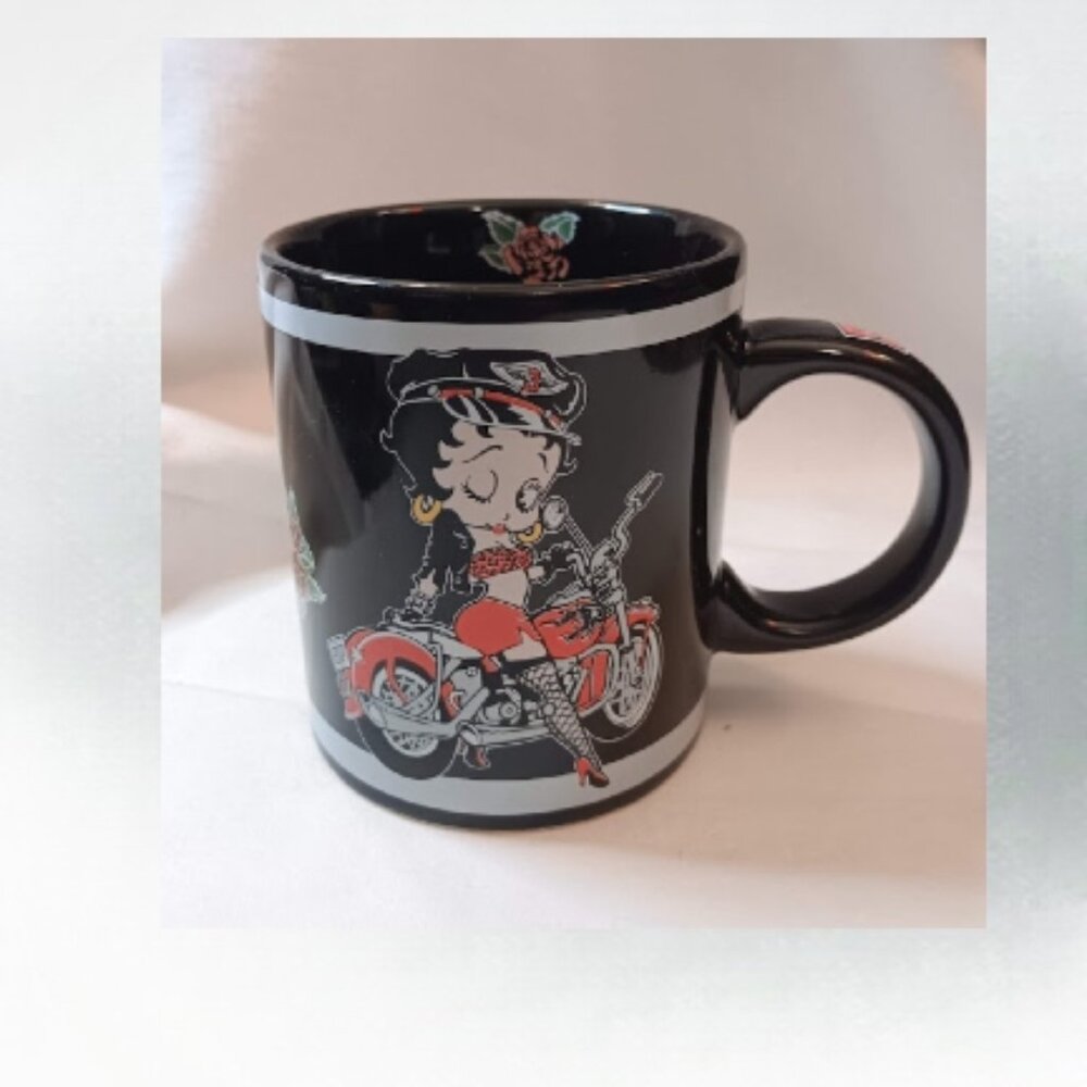 Betty Boop Biker coffee mug